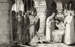 Childeric III (714-51) est détrôné et confiné dans un monastère, de 