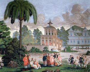 Chinoiserie - papier peint à l