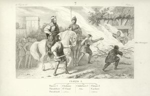 Clotaire Ier, roi des Francs - French School