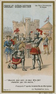 Carte de commerce Chocolat Guérin-Boutron, série Mots Historiques - French School