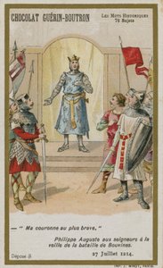 Carte de commerce Chocolat Guerin-Boutron, série Mots Historiques - French School