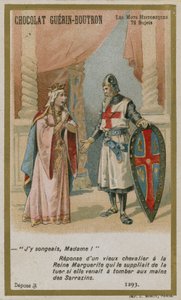Carte de commerce Chocolat Guerin-Boutron, série Mots Historiques - French School