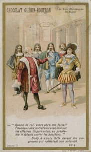 Carte de commerce Chocolat Guerin-Boutron, série Mots Historiques - French School