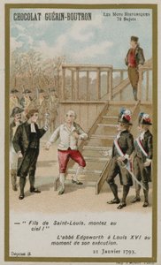 Carte de commerce Chocolat Guerin-Boutron, série Mots Historiques - French School