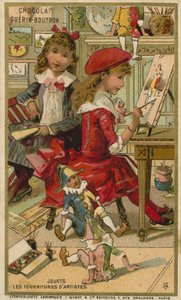 Carte commerciale Chocolat Guérin Boutron - French School