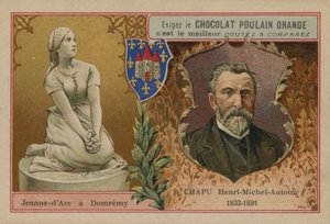 Carte de commerce Chocolat Poulain Orange - French School