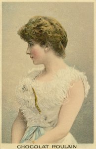 Carte de commerce Chocolat Poulain Orange - French School