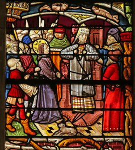 Christ devant le Grand Prêtre - French School