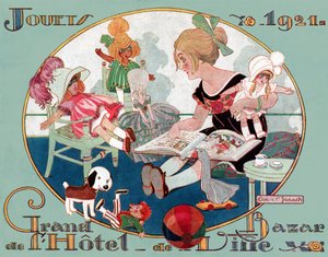 Jouets de Noël. 1921 (gravure) - French School