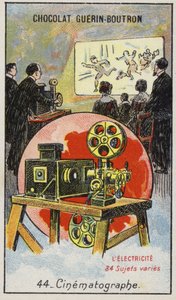 Cinéma (chromolithographie) - French School
