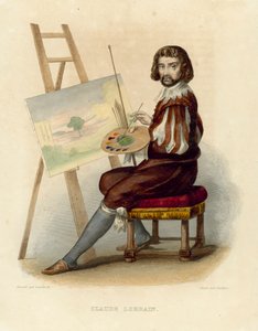 Claude Lorrain (gravure en couleur) - French School