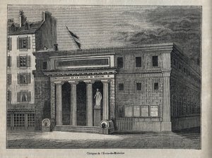 Clinique de la Faculté de Médecine de Paris - Gravure dans « Histoire physique, civile et morale de Paris : depuis les premiers temps historiques jusqu