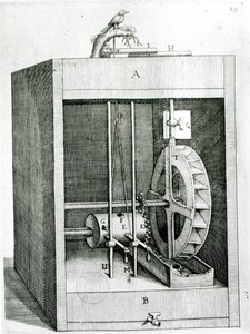 Oiseau mécanique, tiré de Les Raisons des Forces Mouvantes par Salomon de Caus (vers 1576-1626), 1615 - French School