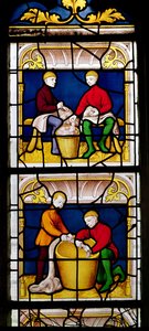 Fenêtre des Marchands de Tissus (détail) - French School