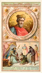 Clovis II donnant de l