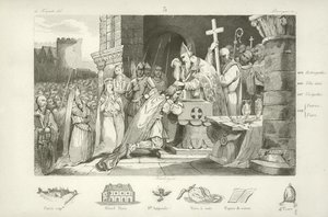 Clovis Ier, roi mérovingien des Francs - French School
