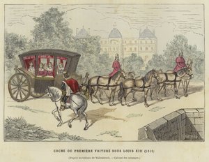 Carrosse, règne de Louis XIII de France, 1610 - French School