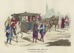 Carrosse, règne de Louis XIV de France - French School
