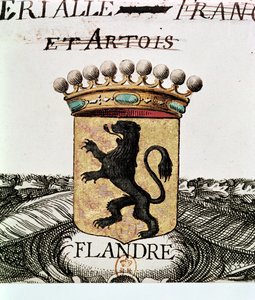 Blason de la Flandre - French School