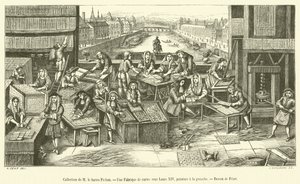 Collection de M. le baron Pichon, Une Fabrique de cartes sous Louis XIV - French School
