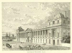 Colonnade du Louvre - French School