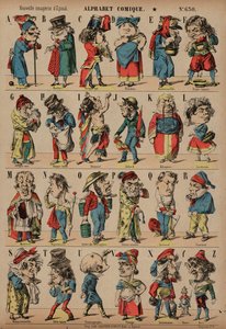 Alphabet comique - French School