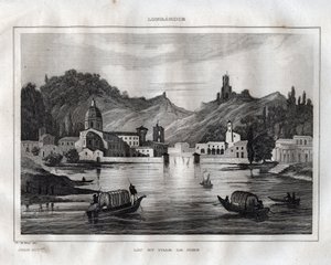 Côme - Lac de Côme - Gravure de « L
