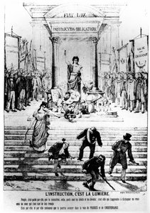 Éducation obligatoire, 1881 - French School