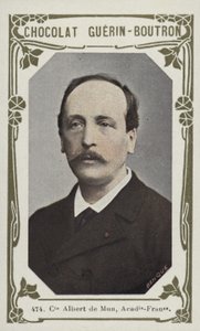 Comte Albert de Mun, Académie Française - French School