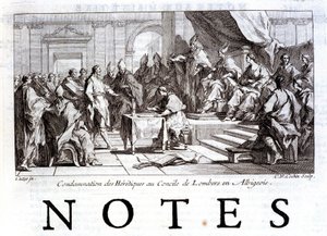 Condamnation des hérétiques au Concile de Lombers - French School