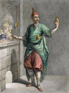 Cuisinier au palais de Topkapi - French School