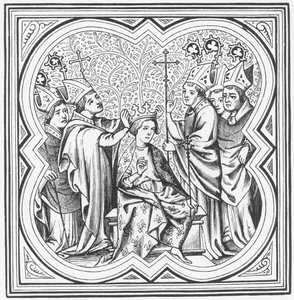 Couronnement de Charlemagne (742-814) d
