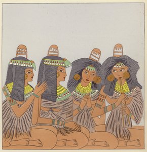 Costume Féminin Mondial (lithographie couleur) - French School