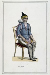 Costume du Groenland - dans "Album des voyages, les peuples de la terre" par l