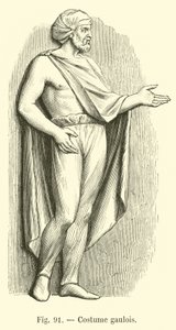Costume gaulois - French School