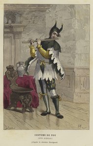 Costume de fou, 16ème siècle - French School