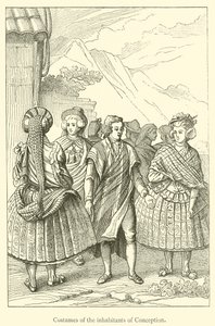 Costumes des habitants de Conception - French School