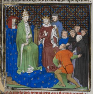 Les Templiers devant Philippe IV (1268-1314) et le pape Clément V (vers 1260-1320), des 