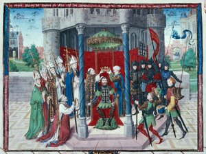 Comte Jean de Brienne, miniature tirée de 