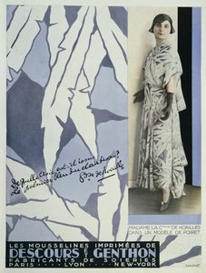 Comtesse Anna de Noailles (1876-1933) de Vogue, 1930 - French School