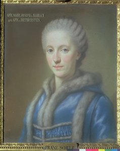 Comtesse Maria Josepha von Harrach, épouse du comte Guido von Harrach (1732-83) - French School