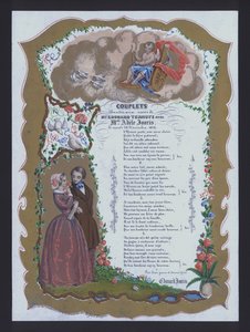 Couplets chantés au mariage d