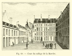 Cour du collège de la Marche - French School
