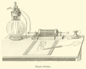 Crayon voltaïque - French School