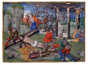 Crucifixion de Jésus - French School