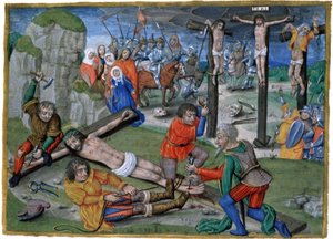 Crucifixion de Jésus - French School