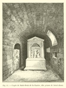 Crypte de Saint-Denis de la Chartre, dite prison de Saint-Denis - French School