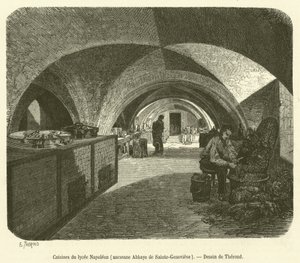 Cuisines du lycée Napoléon, ancienne Abbaye de Sainte-Geneviève - French School