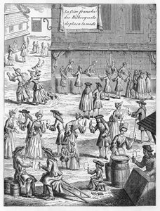 Foire de la coupe et de la balle, fin du XVIIe siècle - French School