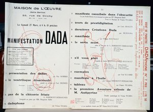 Manifestation Dada, c.1921 - French School